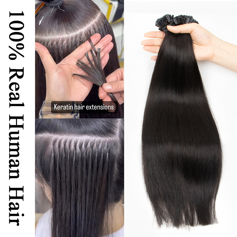 Hair Care Keratin - VADES K Tip Hair Extensions Menselijk