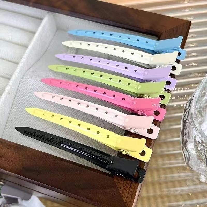 Hair Care Barber - 10 stks/partij Metalen Eendenbek Clip Krullend