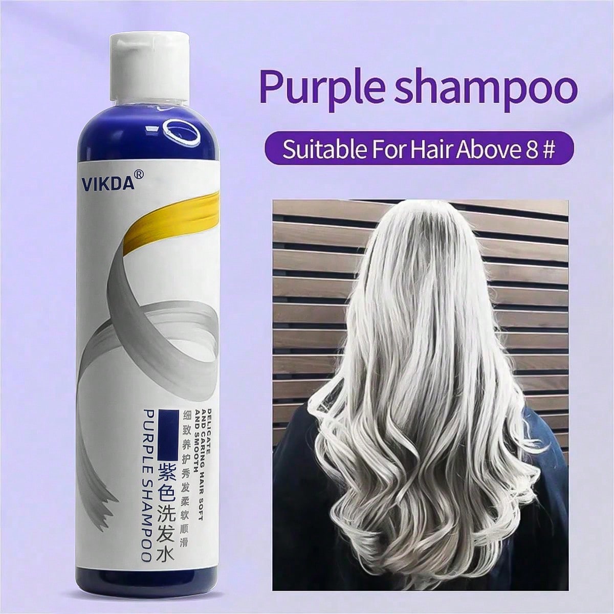 Purple Toning Shampoo - Paarse shampoo voor gekleurd haar Neutraliseren
