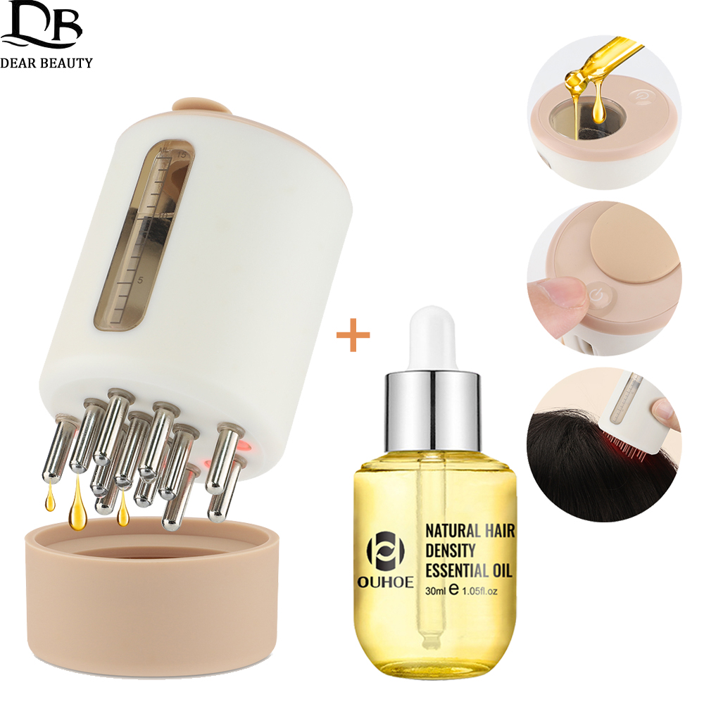 Hair Care Oil - Elektrische Trillingen Hoofd Massage Kam 30Ml