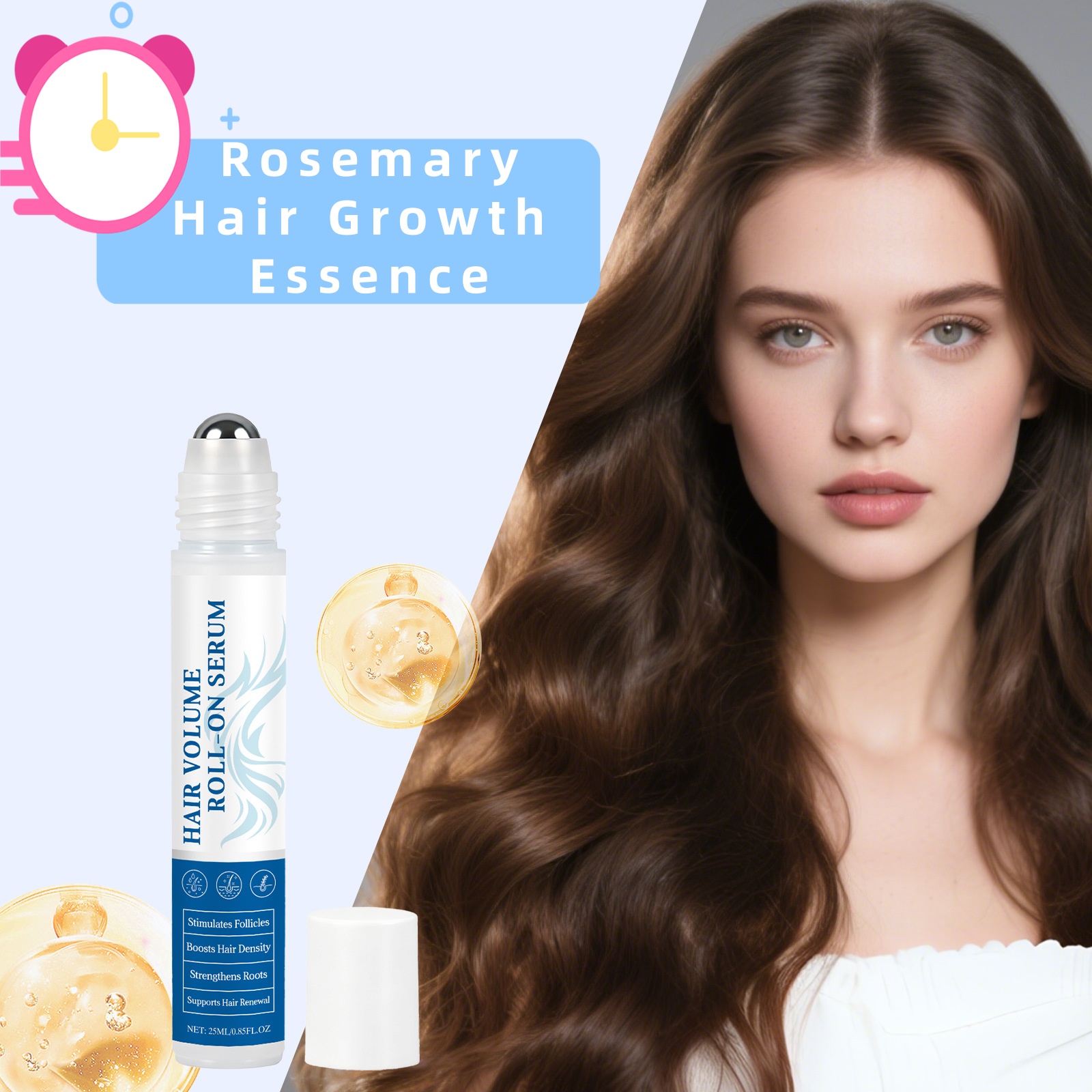 Hair Care Oil Serum - Rozemarijn Haar Groei Baller Essentie Olie