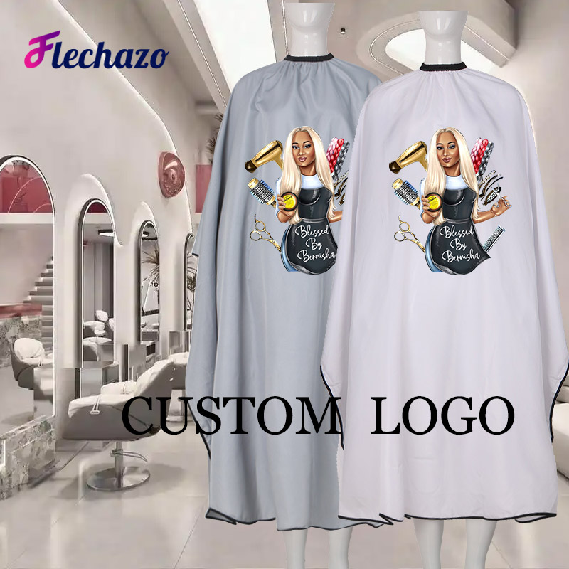 Hair Care Barber - Kapsel Cape Kapper Gepersonaliseerde Logo Kappers