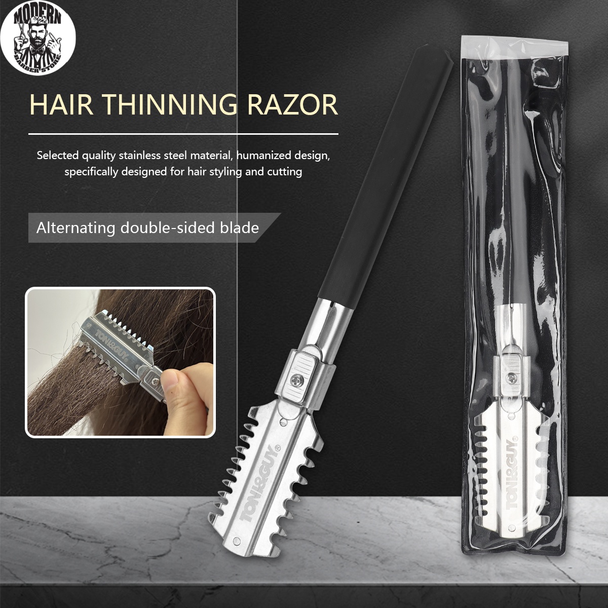 Hair Care Barber - Salon Dubbele Rand Scheermes Haarknipmesjes Handmatige