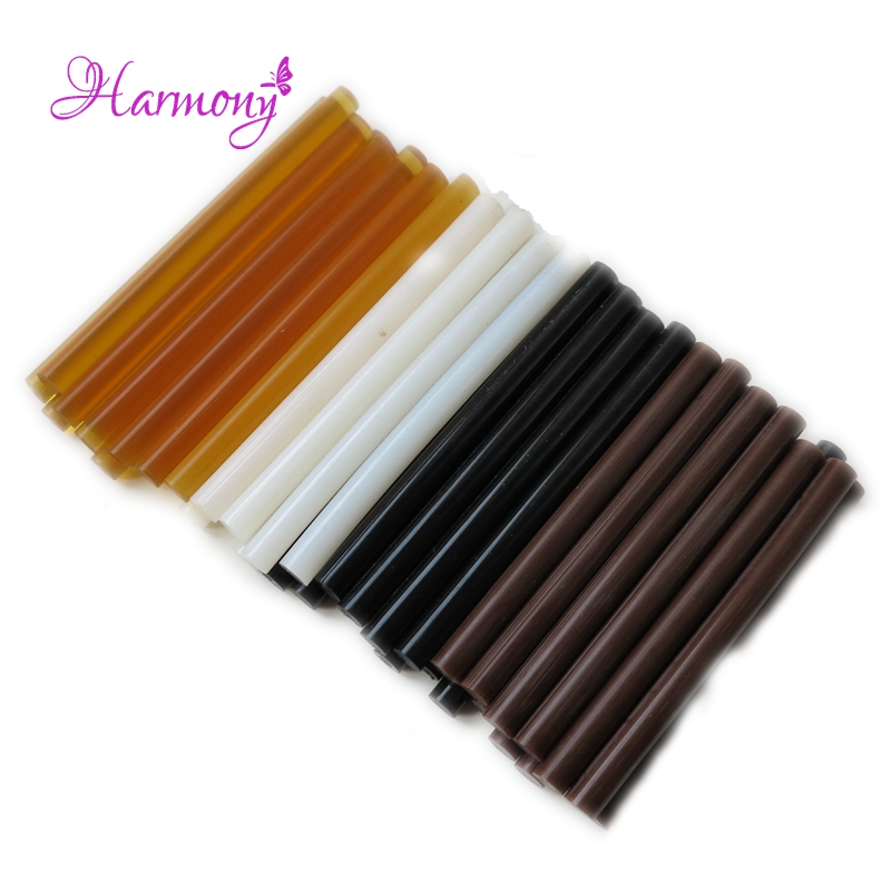 Glue Gun Hair - 12 stks/doos Vier kleuren Kleine Keratine