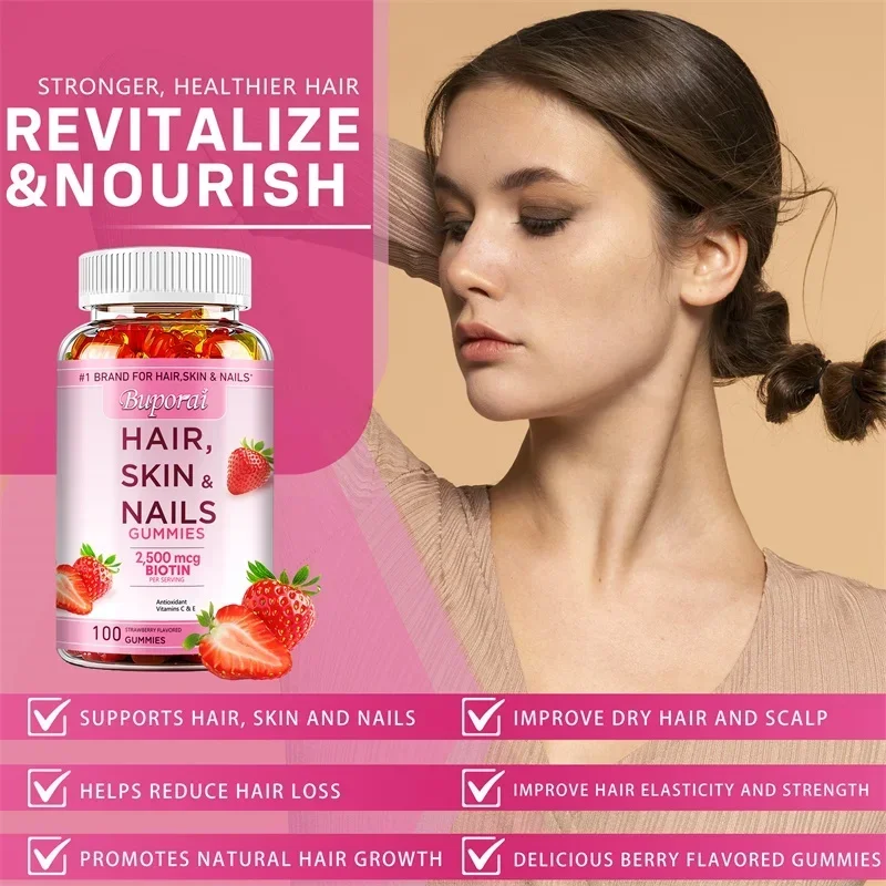 Gummies voor haar, huid en nag - Hair Care Gummies recensie en prijs