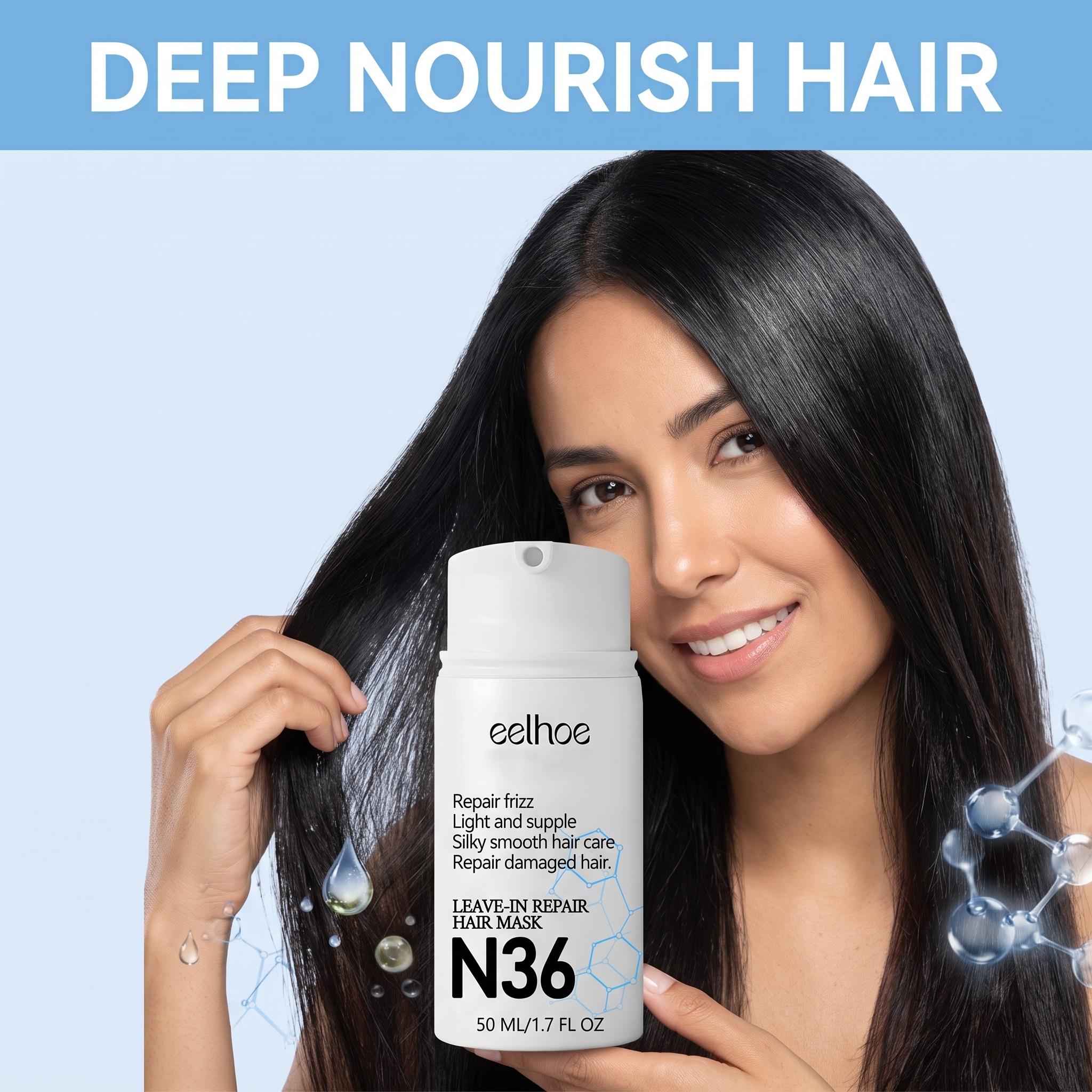 Leave-in reparatie haar masker - Hair Care Keratin recensie en prijs
