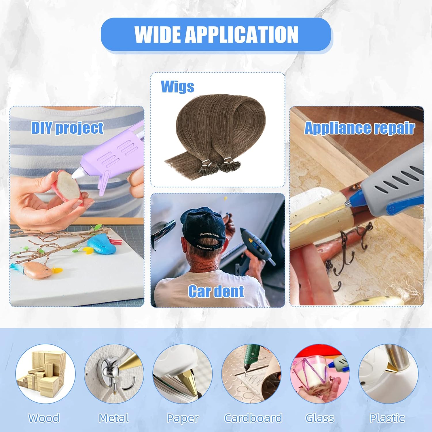 24 Stuks Professionele Hair Ex - Glue Gun Hair recensie en prijs