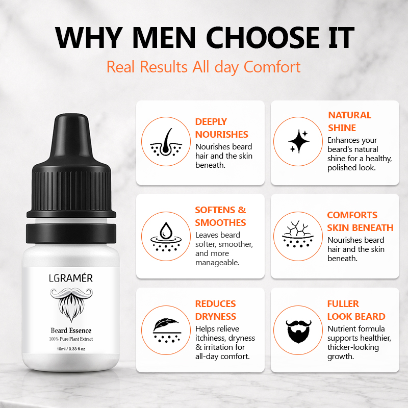 Baardgroeiserum voor mannen Vo - Hair Care Oil Serum recensie en prijs