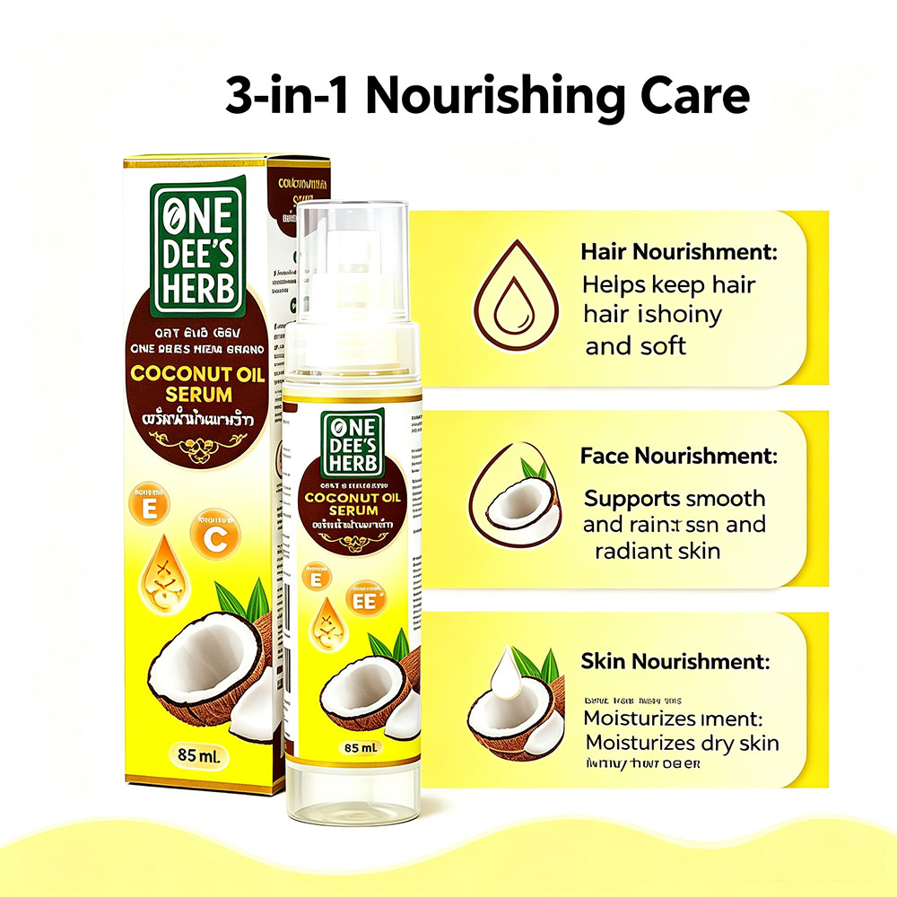 Thailand One Dee's Kruiden Kok - Hair Care Oil Serum recensie en prijs