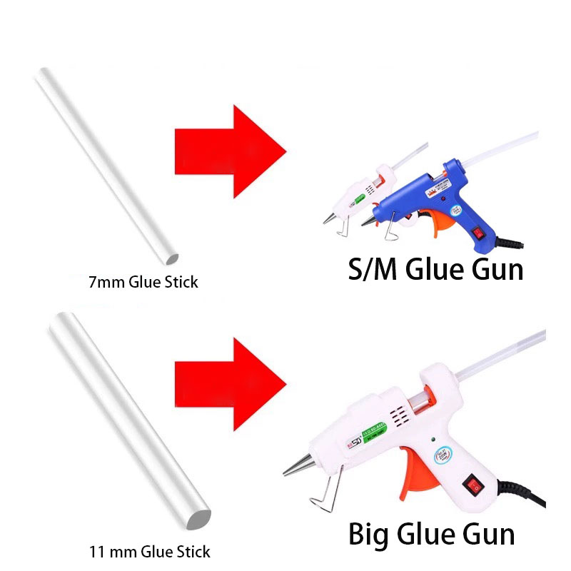 Zwart/helder lijmstift 7*15 cm - Glue Gun Hair recensie en prijs