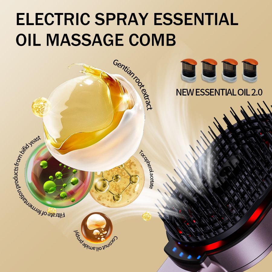 4-in-1 Massagekam Essentiële H - Hair Care Oil recensie en prijs