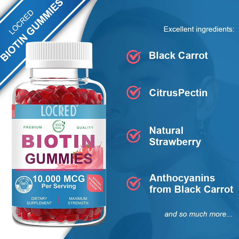 Biotine gummies voor haargroei - Hair Care Gummies recensie en prijs