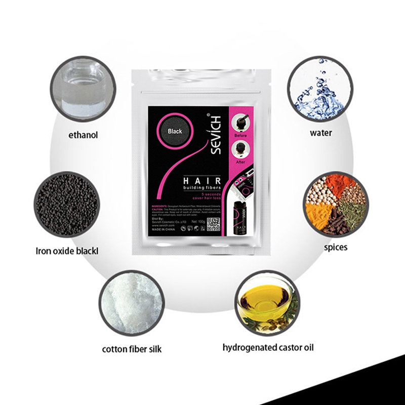 Sevich 100G Haarvezels 10 Kleu - Hair Care Frizzy Hair recensie en prijs