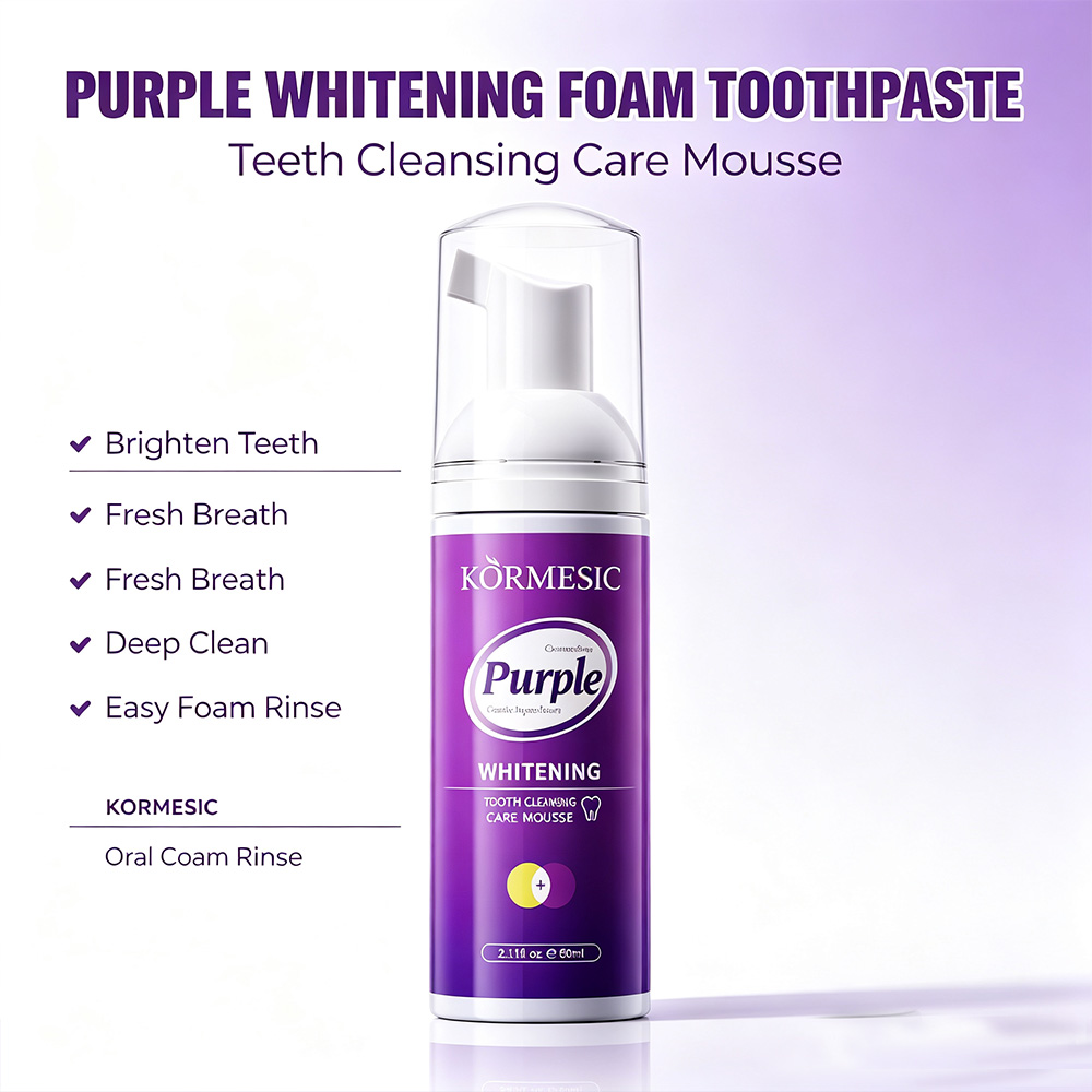 Paarse Whitening Tand Mousse S - Purple Toning Shampoo recensie en prijs