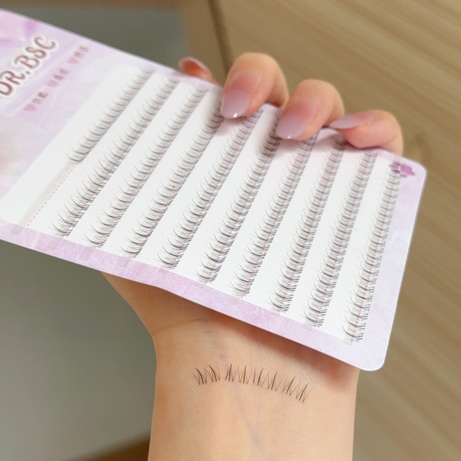 Dunne band onderkant valse wim - Hair Care Korea recensie en prijs